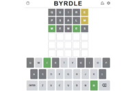 Play Byrdle wordle online