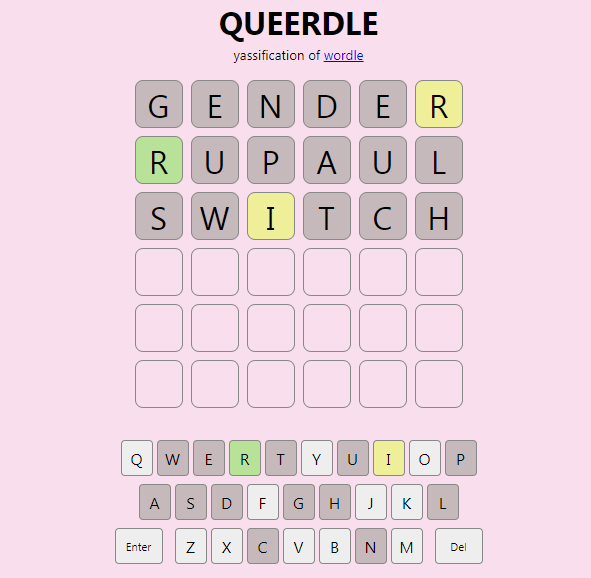 Queerdle - Guess the word for everyone